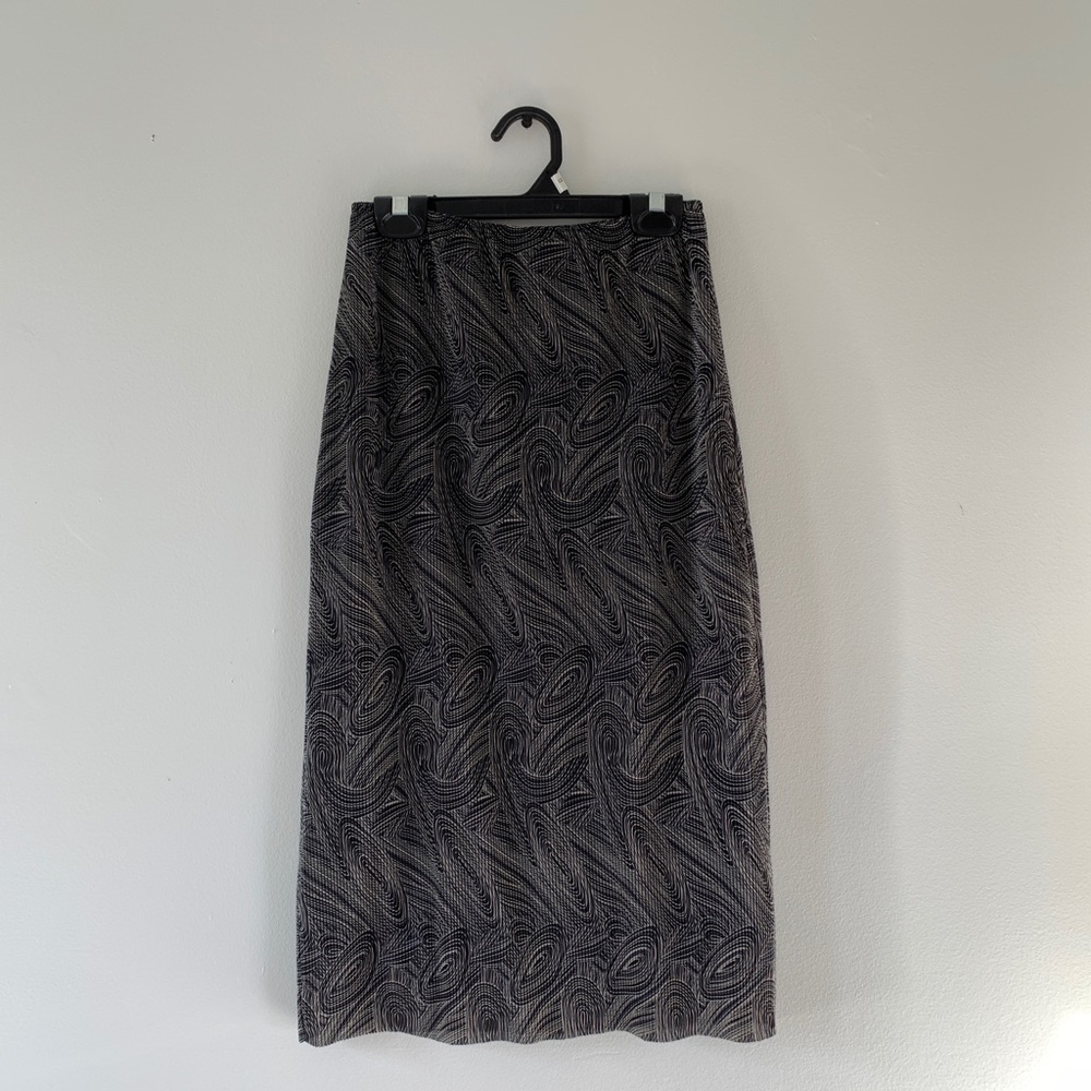 Fairweather Midi Swirl Print Pencil Skirt